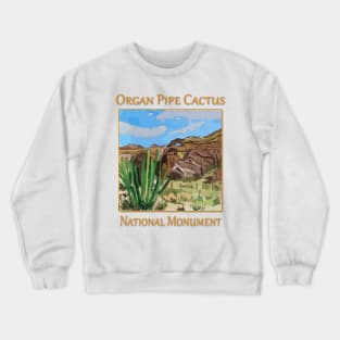 Organ Pipe Cactus National Monument in Arizona Crewneck Sweatshirt